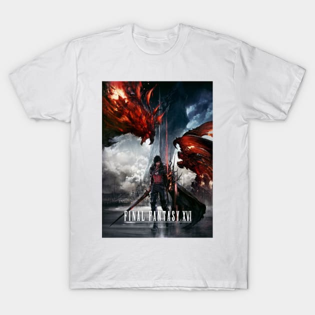 Final Fantasy 16 XVI fanart T-Shirt by charm3596